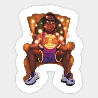 The King of Basketball Sticker